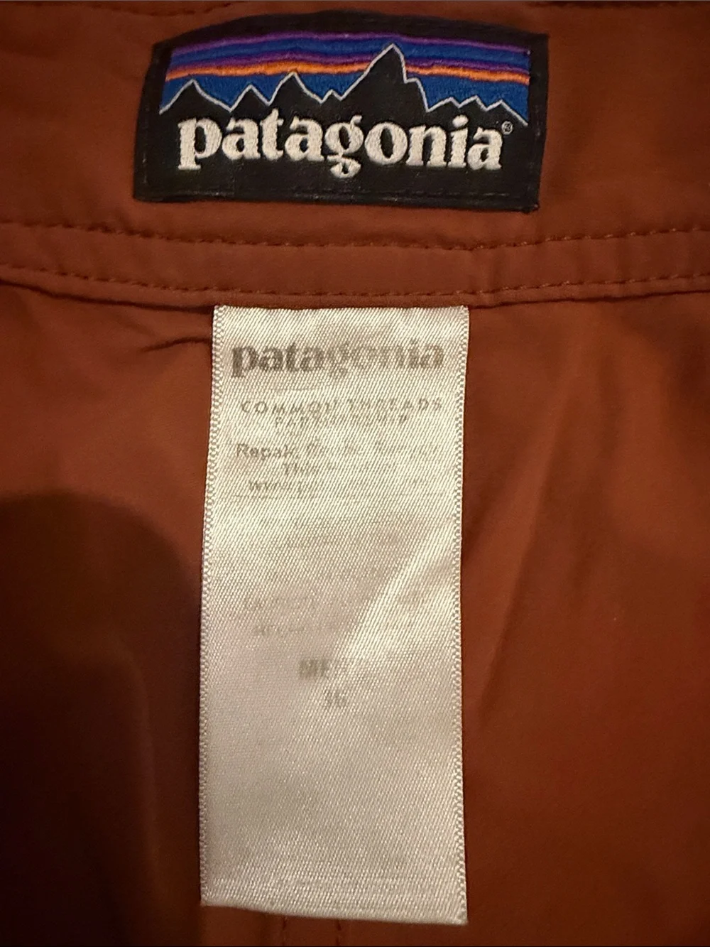 Patagonia Men's Rust Orange Swim Board Shorts